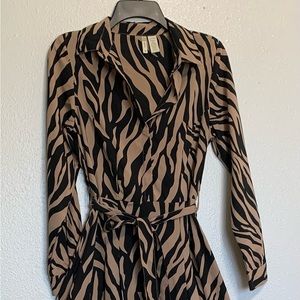 Japna Zebra Print Dress Size M